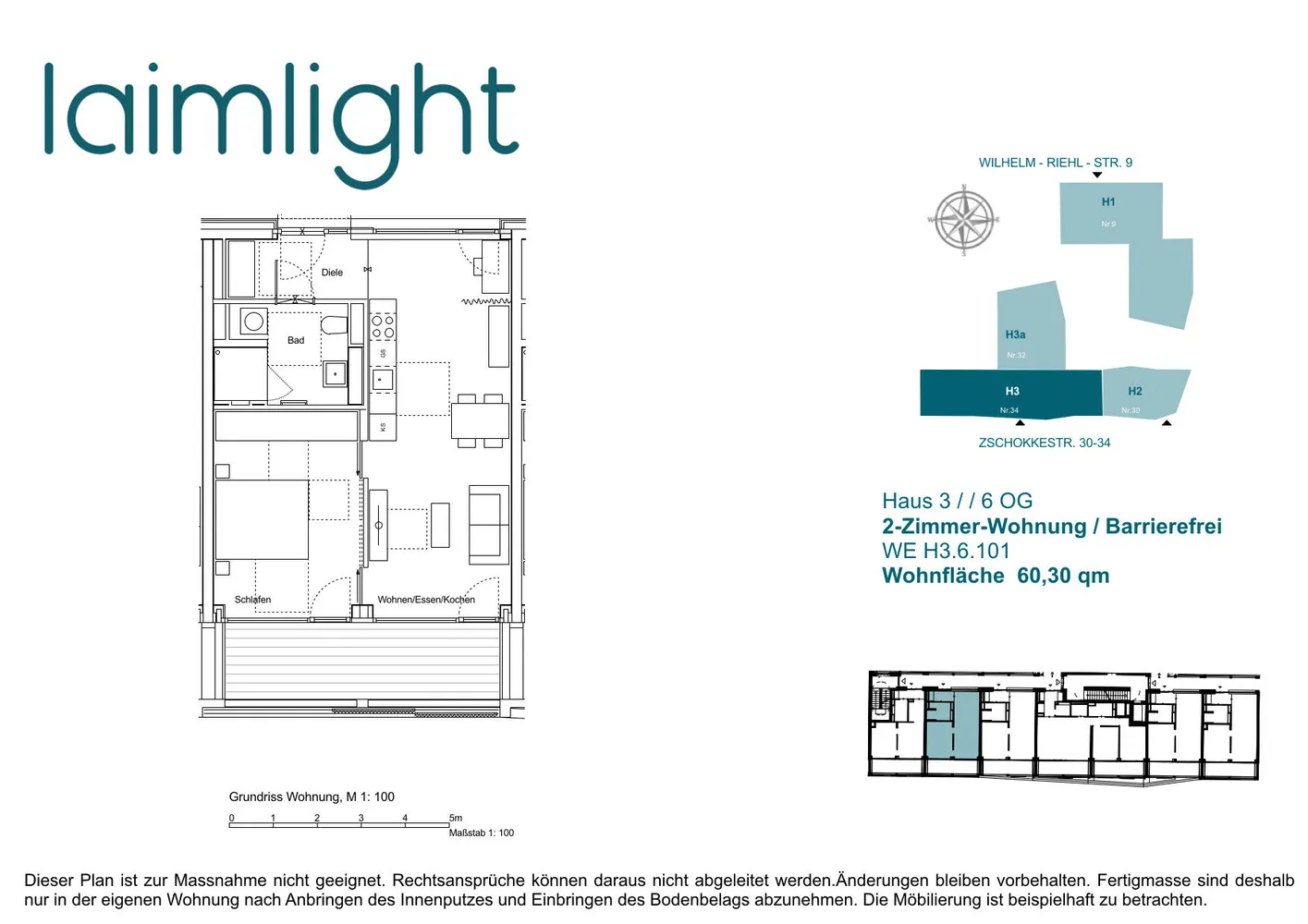 2 room apartment with 61 m² in Munich – Photo 8