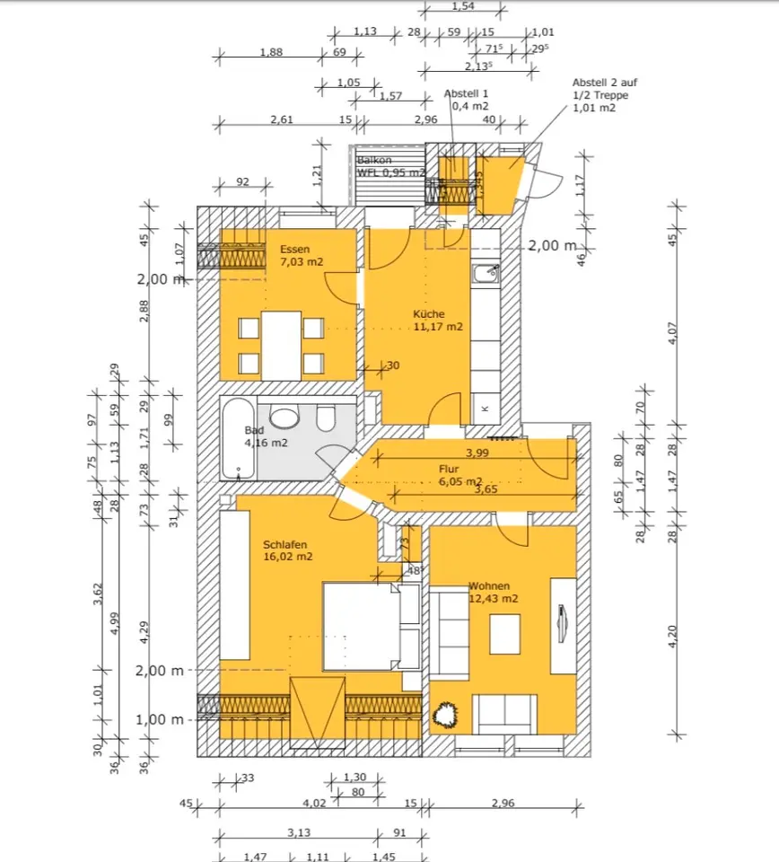 2 Zimmer Wohnung mit 52 m² in Hannover – Bild 10