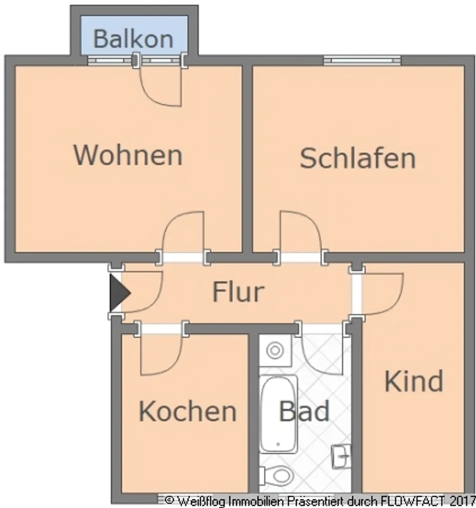 3 room apartment with 68 m² in Riesa – Photo 2