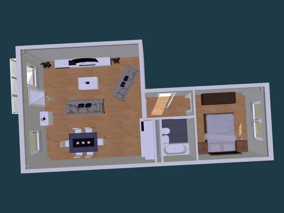 2 Zimmer Wohnung mit 55 m² in Zwickau – Bild 9