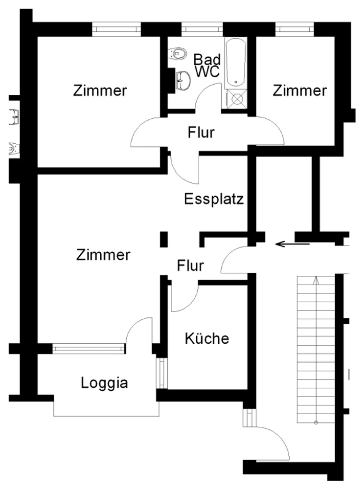 3 Zimmer Wohnung mit 71 m² in Osnabrück – Bild 9