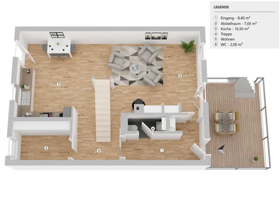 5 Zimmer Wohnung mit 198 m² in Pirna – Bild 3
