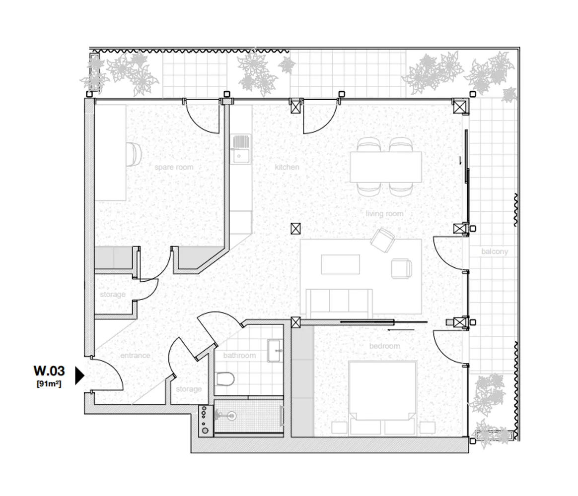 3 Zimmer Wohnung mit 90 m² in Berlin – Bild 9