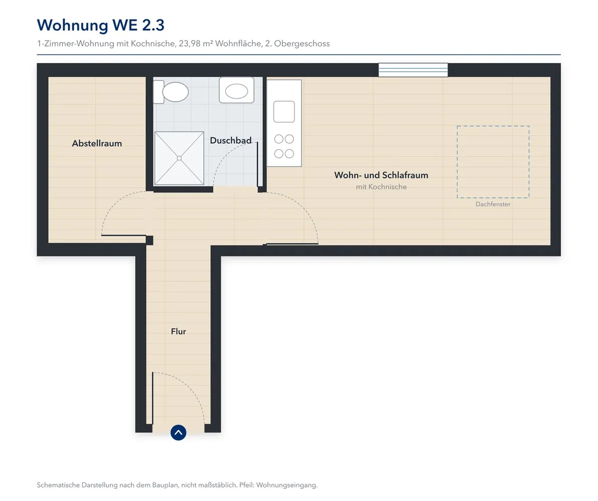 1 Zimmer Wohnung mit 24 m² in Vechta – Bild 9