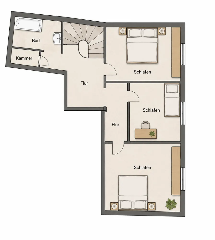 5 Zimmer Wohnung mit 110 m² in Düsseldorf – Bild 4