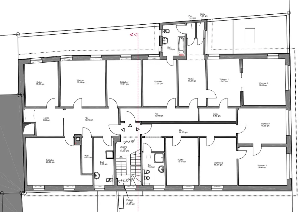 3 Zimmer Wohnung mit 98 m² in Herford – Bild 9