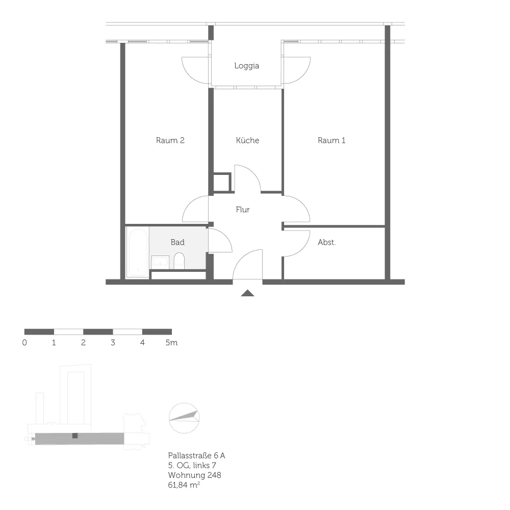 2 Zimmer Wohnung mit 62 m² in Berlin – Bild 8