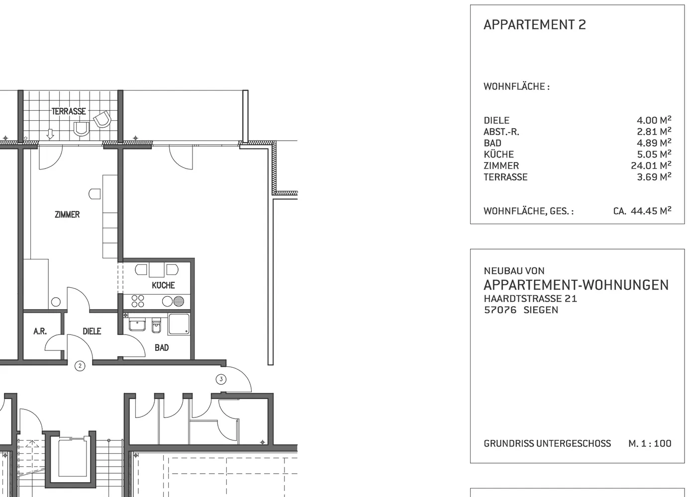 1 Zimmer Wohnung mit 45 m² in Siegen – Bild 9