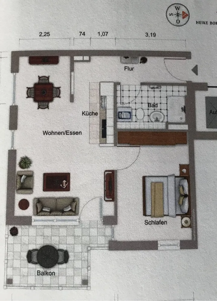 2 Zimmer Wohnung mit 58 m² in München – Bild 4
