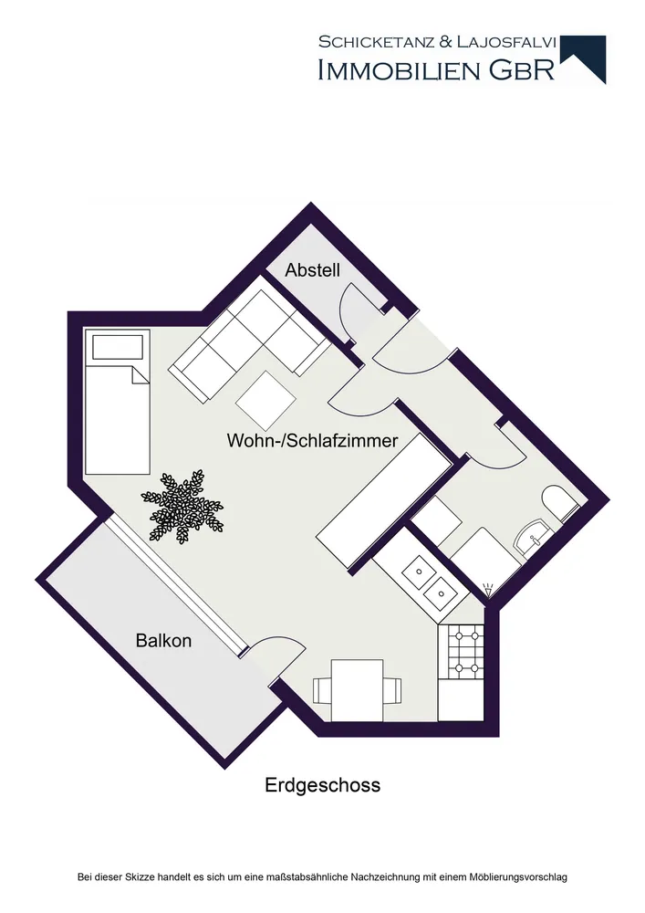 1 Zimmer Wohnung mit 43 m² in Leipzig – Bild 4