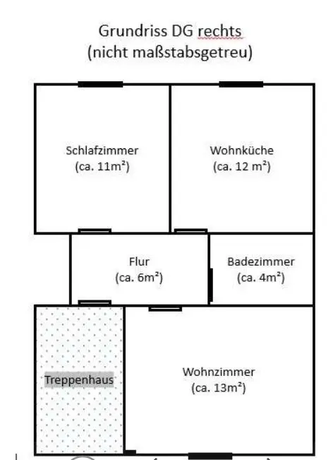 3 Zimmer Wohnung mit 51 m² in Essen – Bild 9