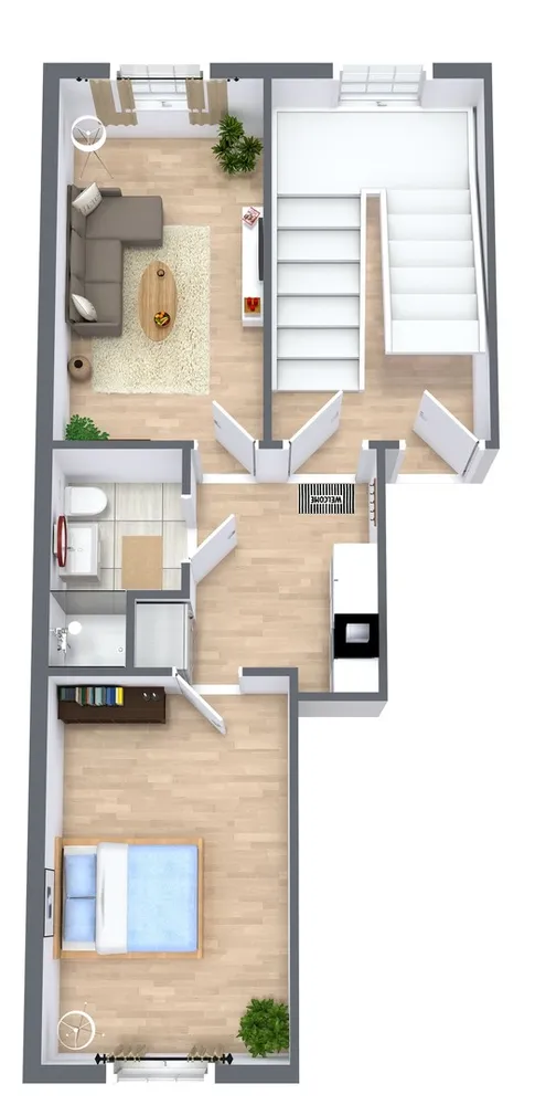 2 Zimmer Wohnung mit 34 m² in Hildesheim – Bild 2