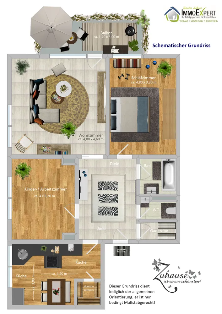 4 Zimmer Wohnung mit 84 m² in Essen – Bild 2