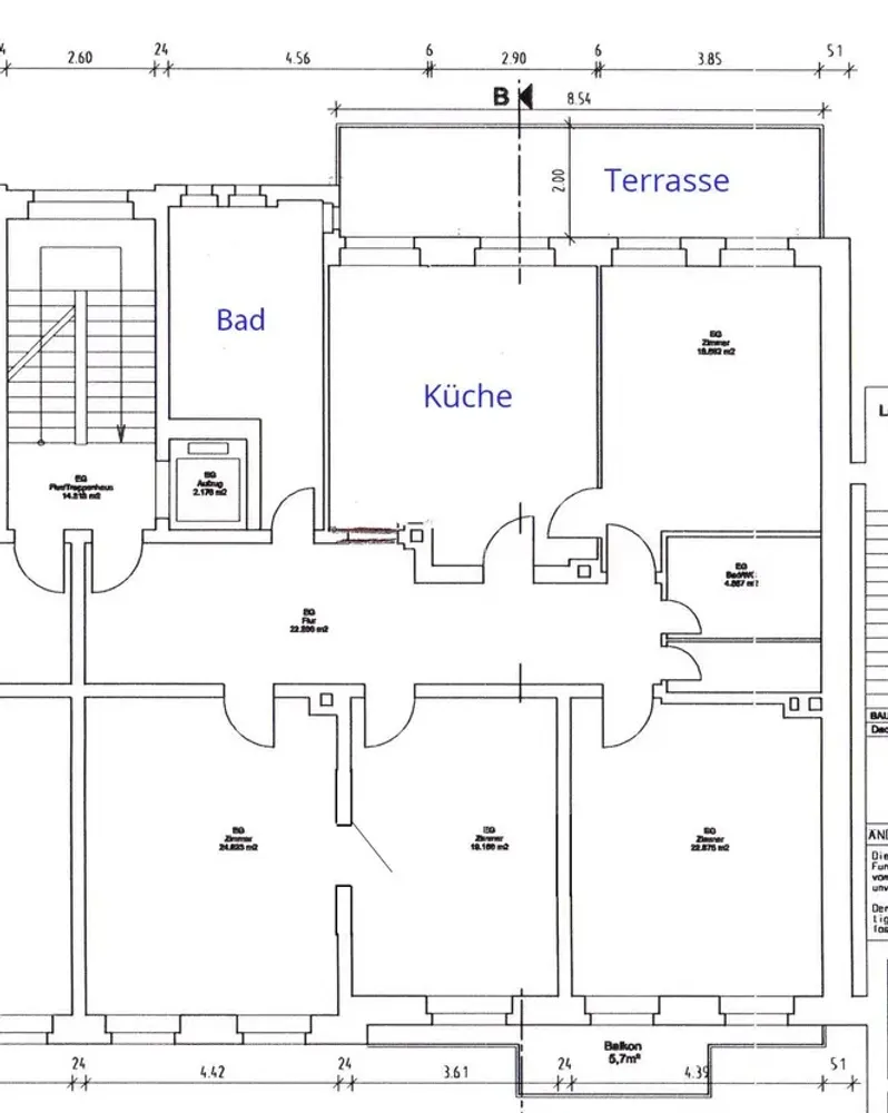 4 Zimmer Wohnung mit 150 m² in Mannheim – Bild 2