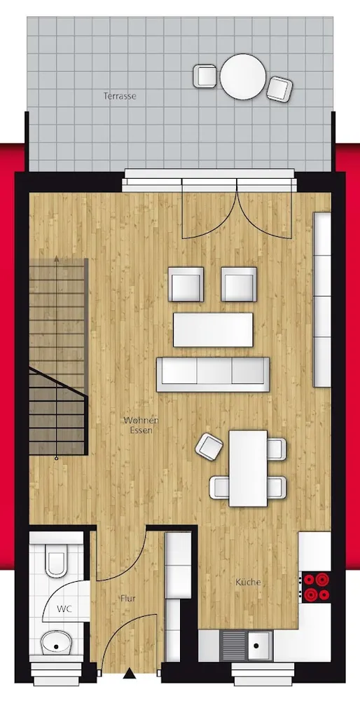 3 room apartment with 93 m² in Düsseldorf – Photo 4