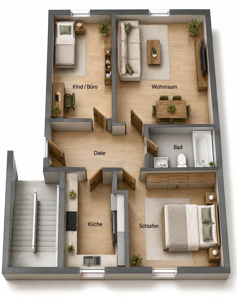 3 Zimmer Wohnung mit 55 m² in Mönchengladbach – Bild 9