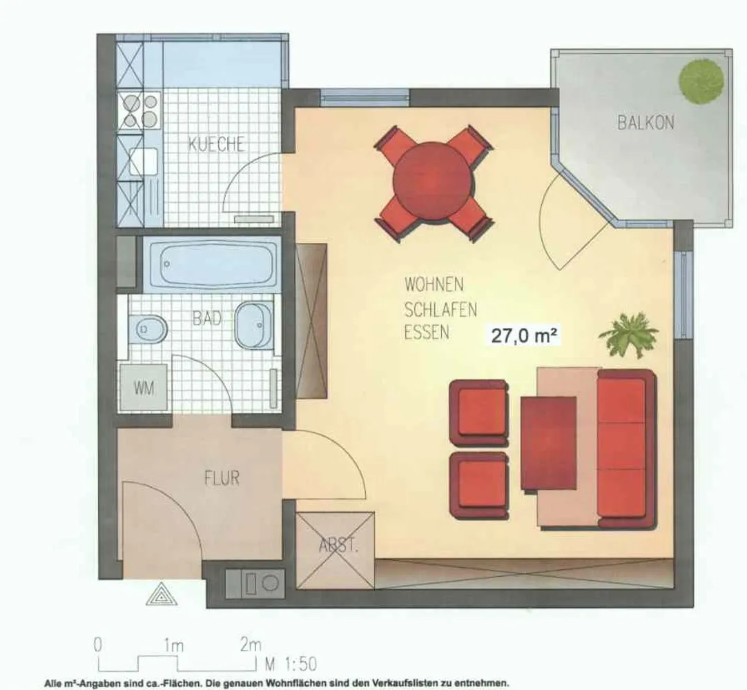 1 Zimmer Wohnung mit 43 m² in Leipzig – Bild 2