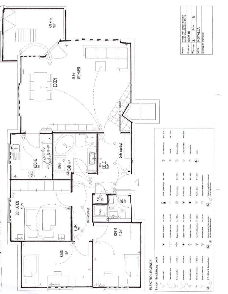 4 Zimmer Wohnung mit 108 m² in Frankfurt am Main – Bild 5