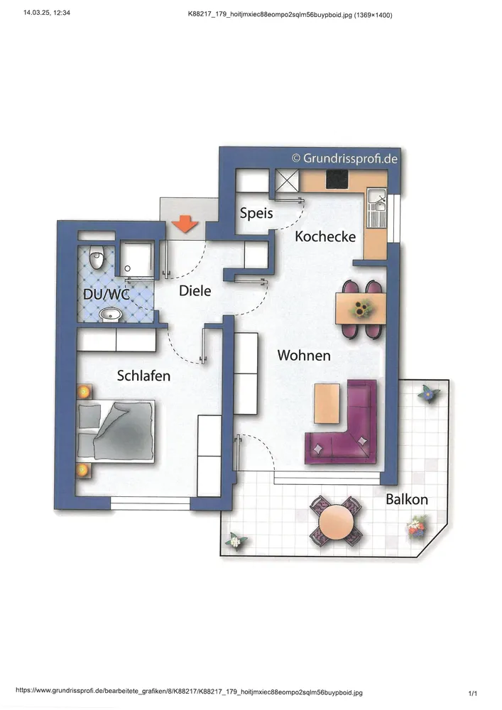 2 Zimmer Wohnung mit 57 m² in Bad Kreuznach – Bild 8