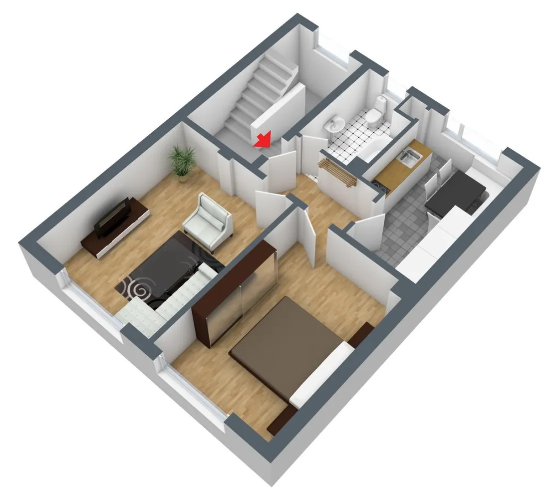 2 Zimmer Wohnung mit 55 m² in Essen – Bild 5
