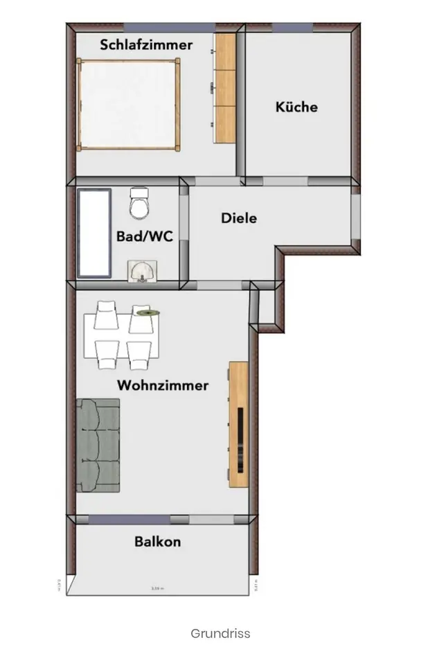 2 Zimmer Wohnung mit 58 m² in Deggendorf – Bild 5