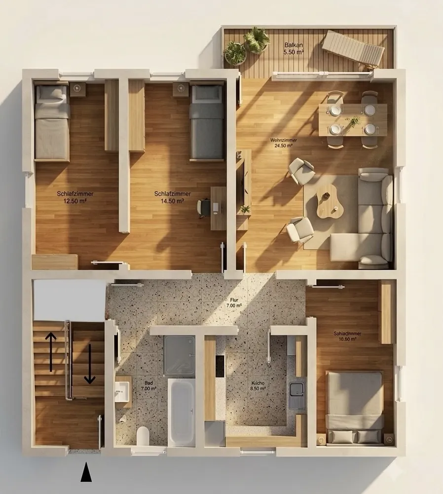 4 Zimmer Wohnung mit 90 m² in Hannover – Bild 10