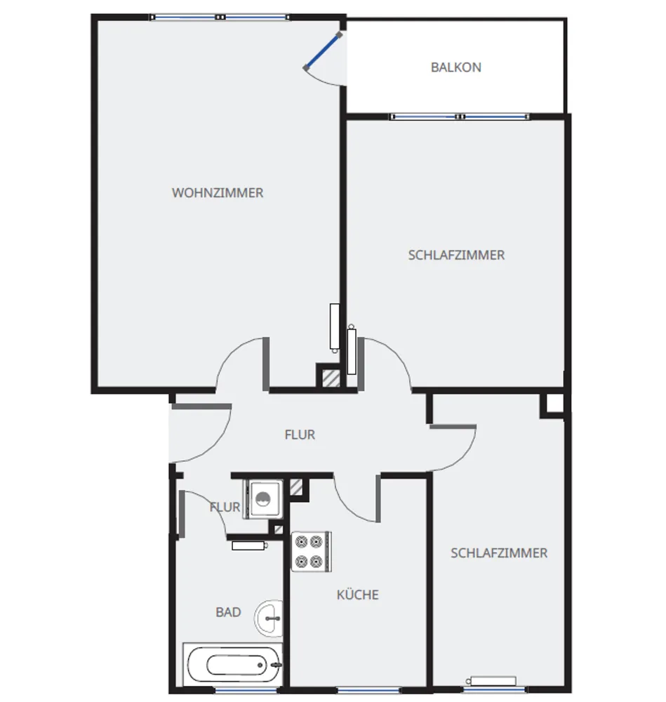 3 Zimmer Wohnung mit 66 m² in Nürnberg – Bild 6