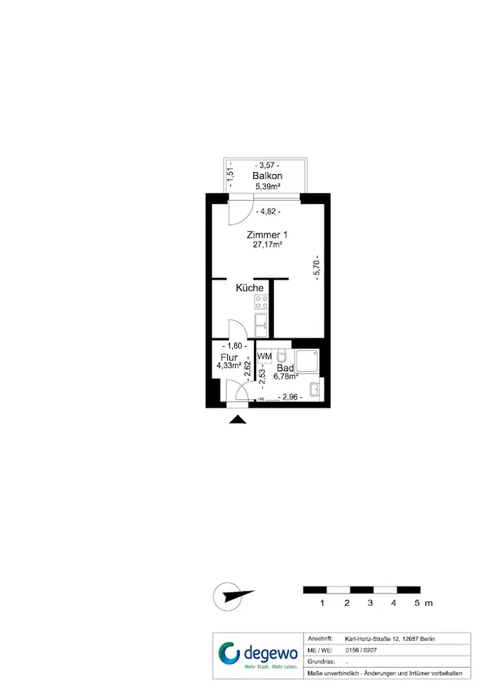 1 Zimmer Wohnung mit 41 m² in Berlin – Bild 7