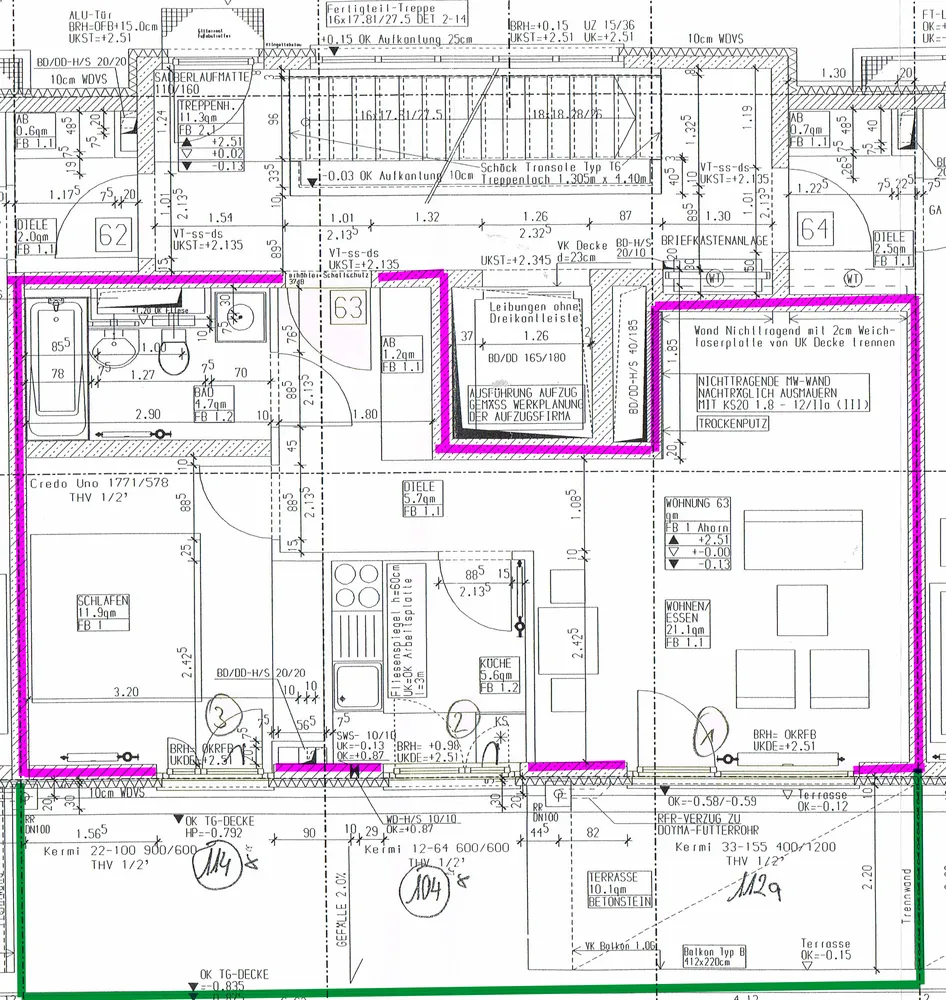 2 Zimmer Wohnung mit 56 m² in München – Bild 2