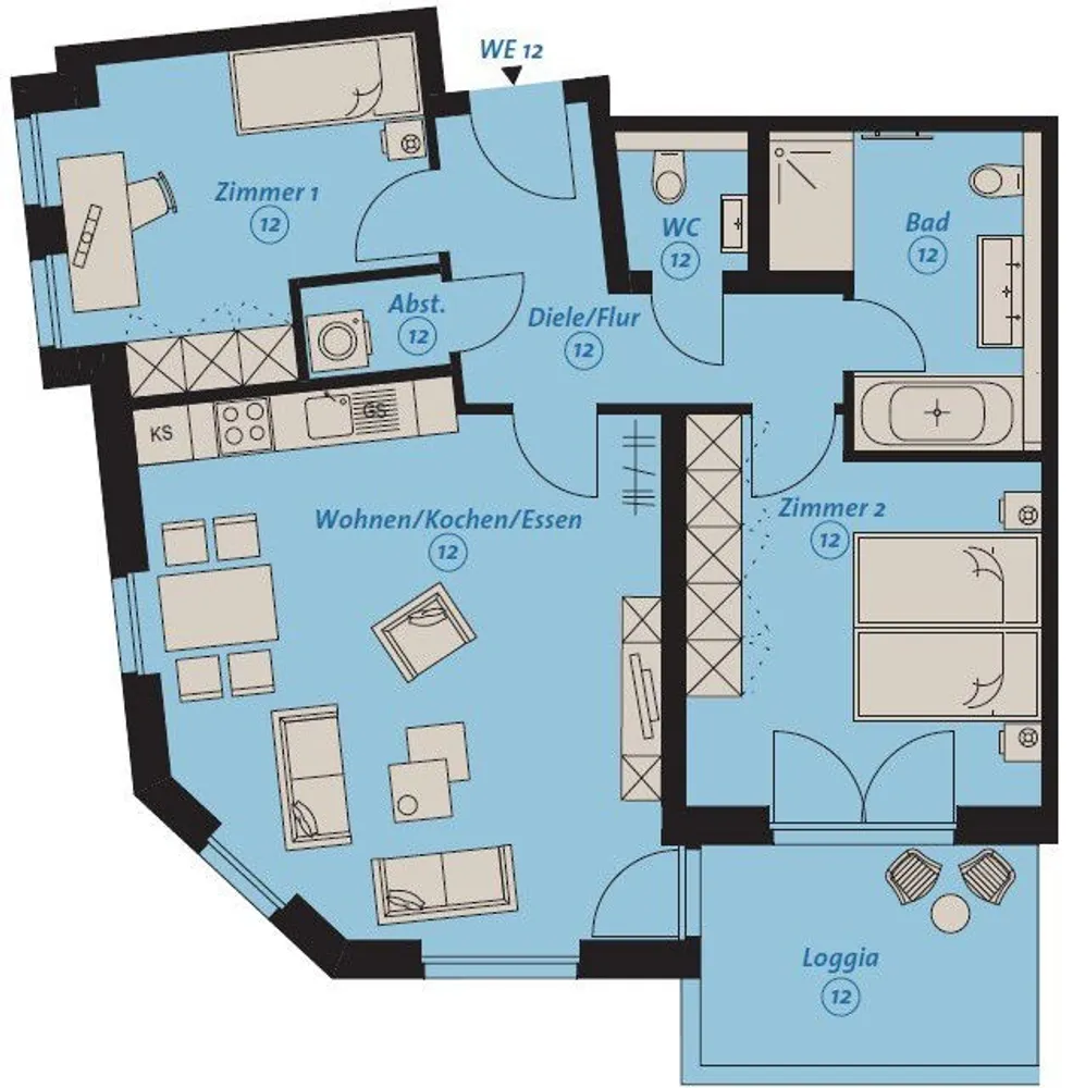 3 Zimmer Wohnung mit 81 m² in Leipzig – Bild 4