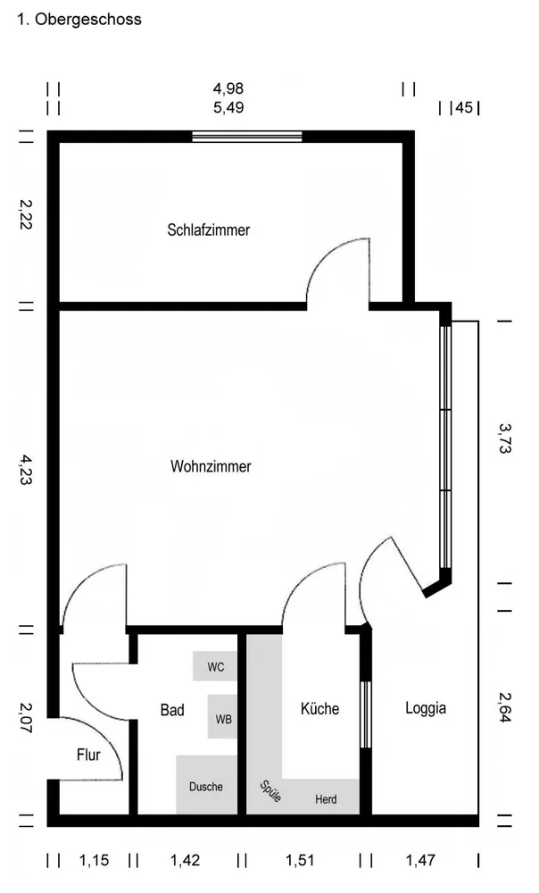 2 Zimmer Wohnung mit 44 m² in Hamburg – Bild 10
