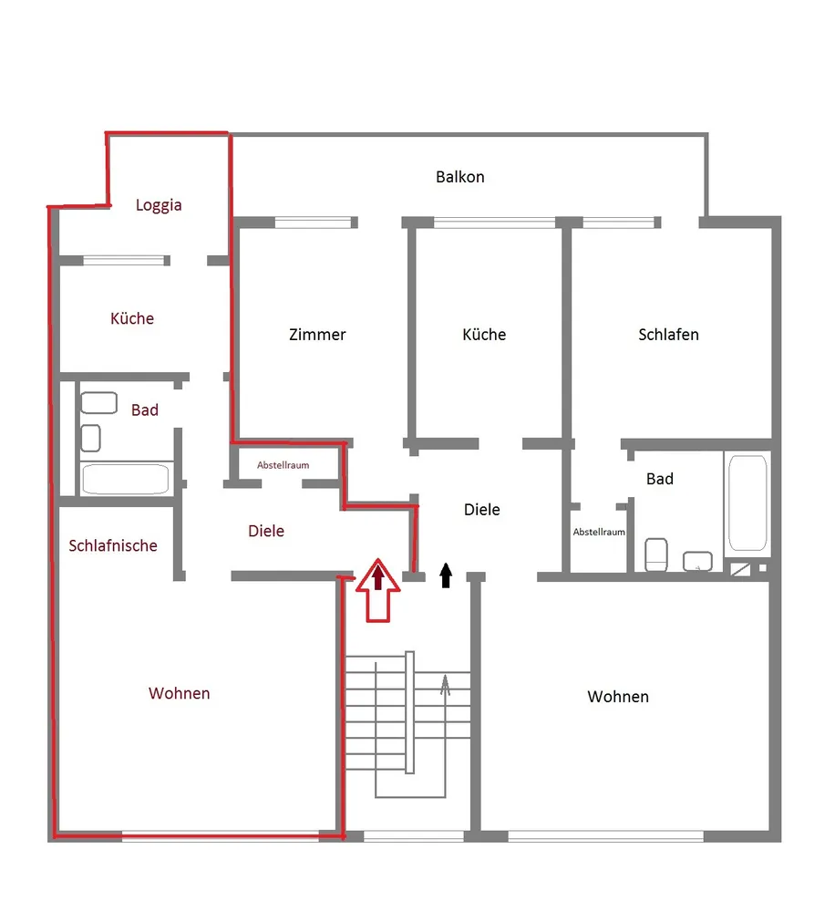 1 Zimmer Wohnung mit 48 m² in Duisburg – Bild 6