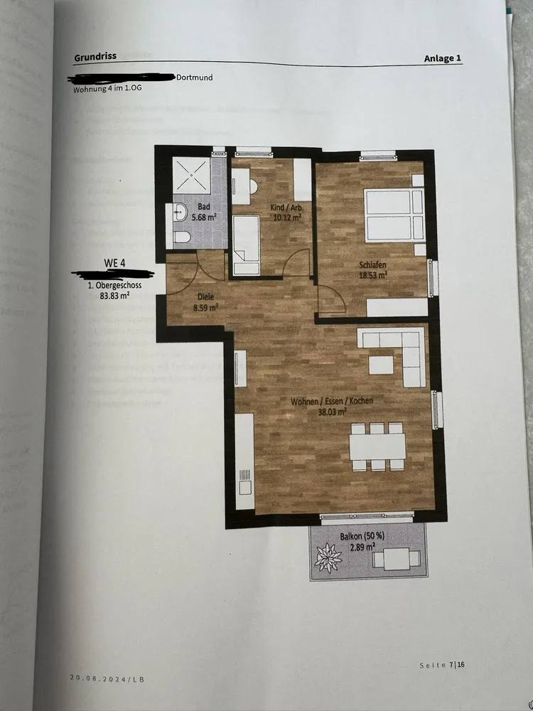 3 Zimmer Wohnung mit 83 m² in Dortmund – Bild 8