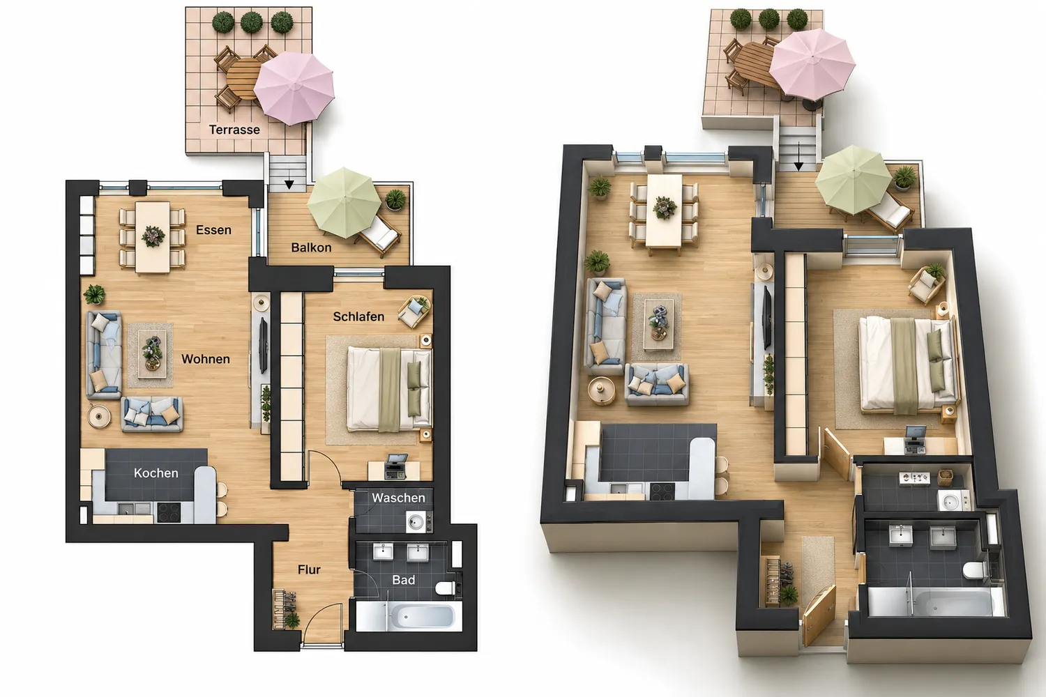 2 Zimmer Wohnung mit 81 m² in Lahr/Schwarzwald – Bild 3