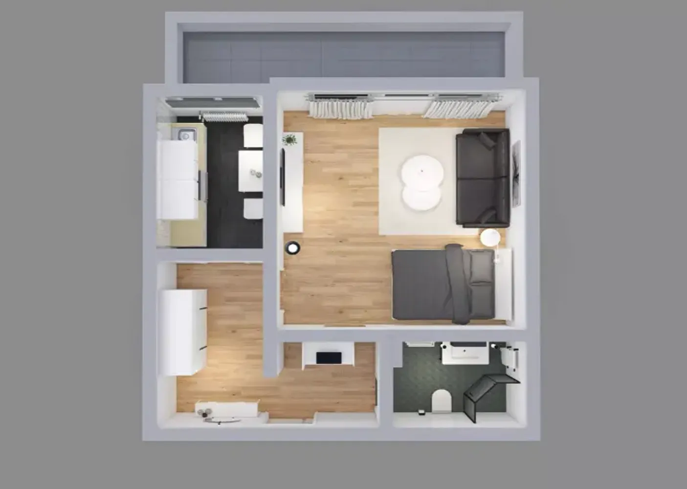 1 Zimmer Wohnung mit 43 m² in München – Bild 9