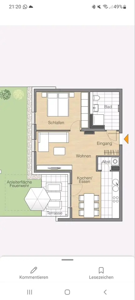 3 Zimmer Wohnung mit 65 m² in Rottenburg am Neckar – Bild 4