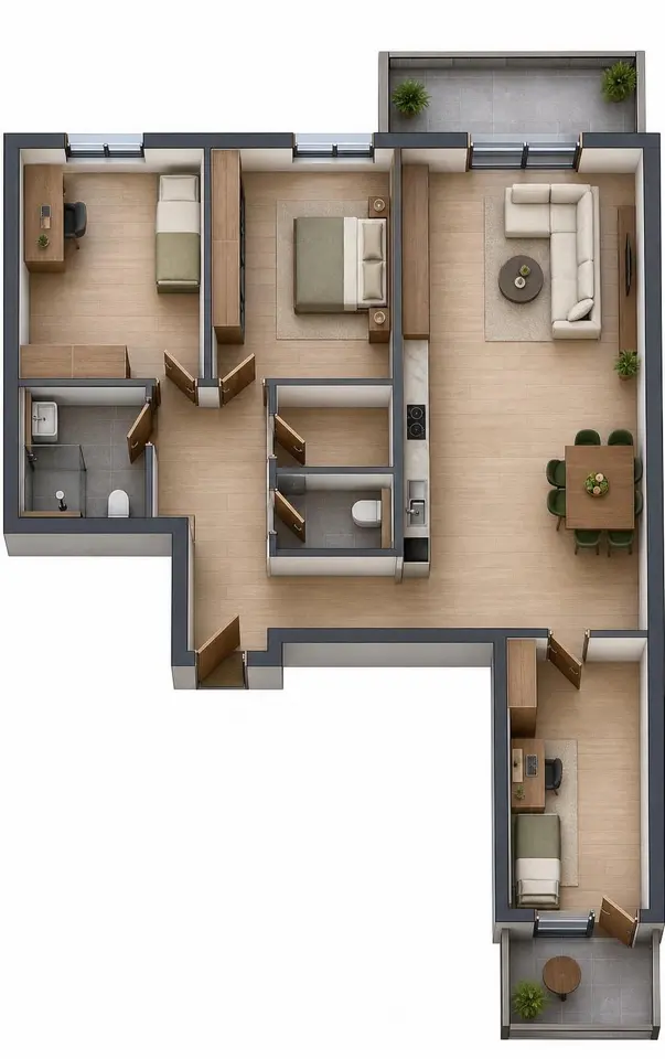 4 Zimmer Wohnung mit 116 m² in Bielefeld – Bild 8