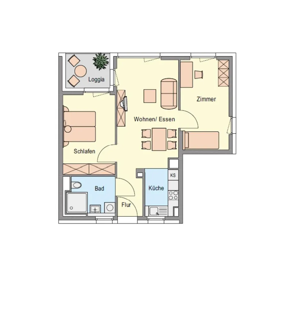 3 Zimmer Wohnung mit 66 m² in Stuttgart – Bild 8