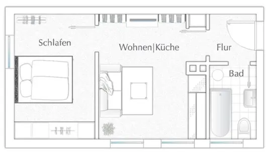 2 Zimmer Wohnung mit 36 m² in Ingolstadt – Bild 10