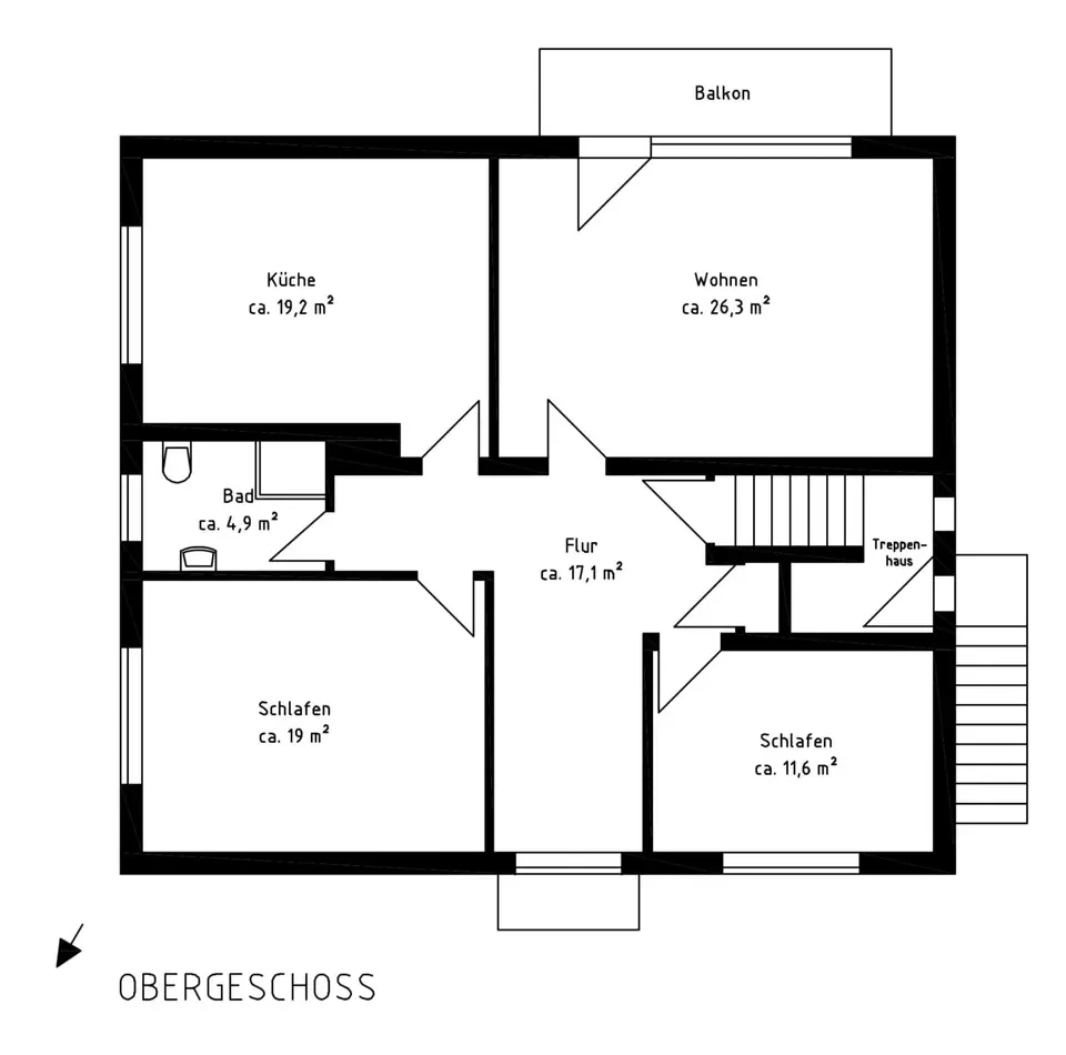 4 Zimmer Wohnung mit 150 m² in Melle – Bild 4