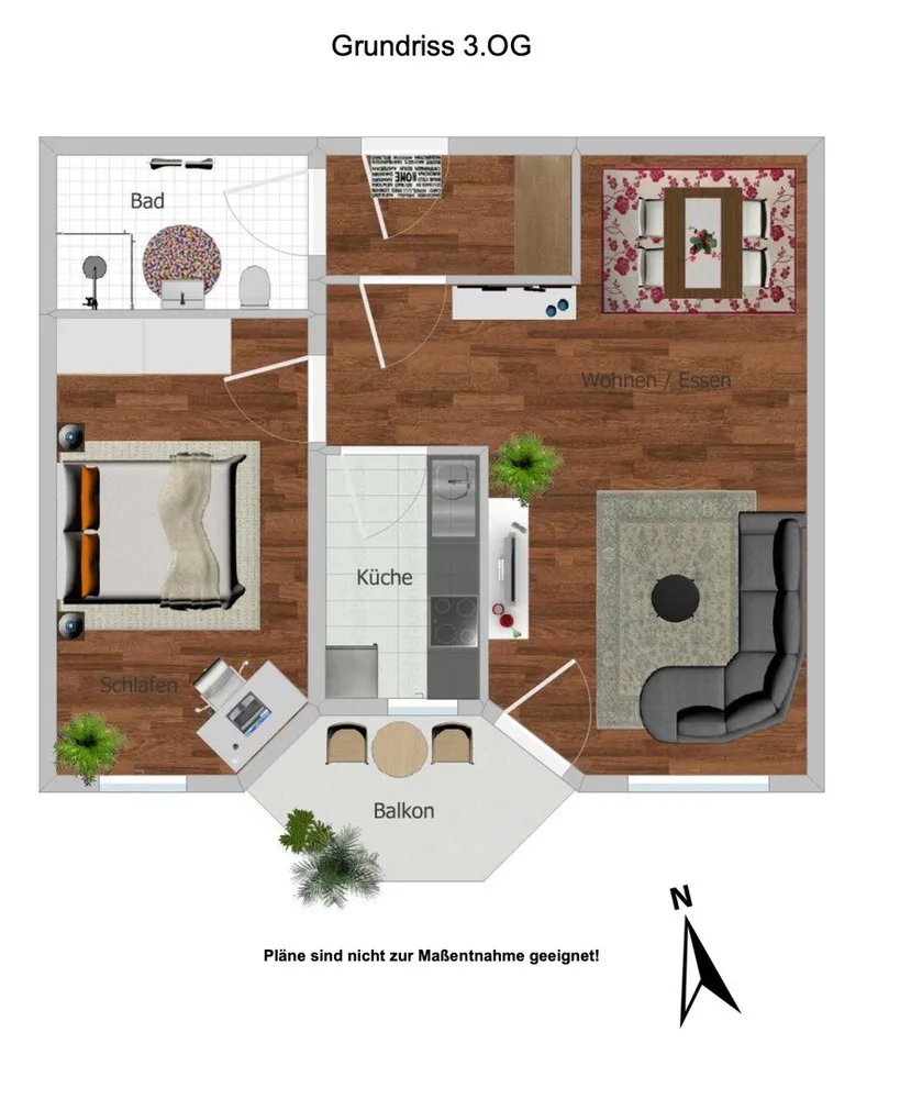 2 Zimmer Wohnung mit 55 m² in Nürnberg – Bild 12