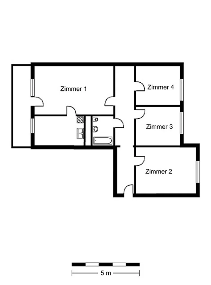 4 room apartment with 84 m² in Berlin – Photo 3