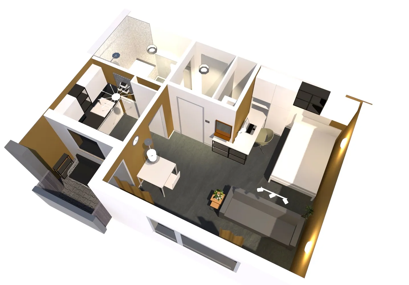 1 room apartment with 35 m² in Kassel – Photo 1