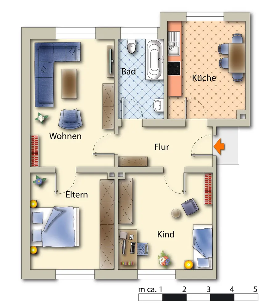 4 Zimmer Wohnung mit 77 m² in Essen – Bild 8