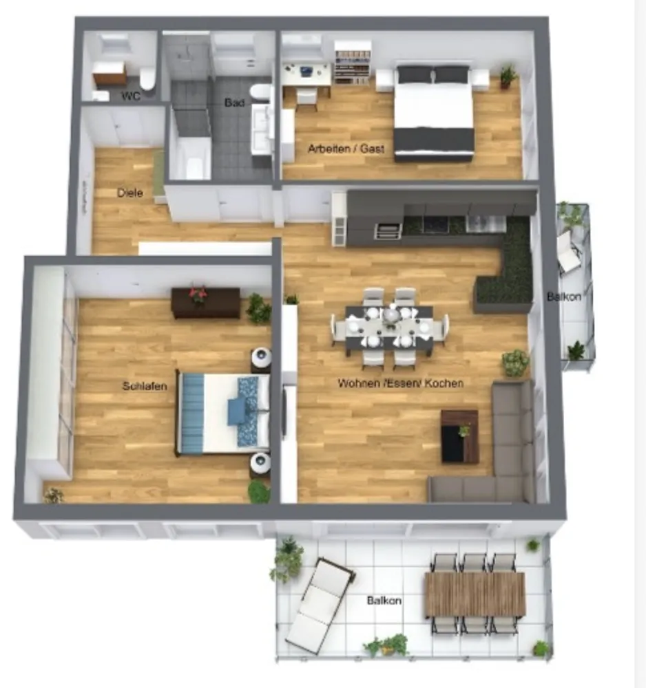 3 Zimmer Wohnung mit 106 m² in Stuttgart – Bild 3