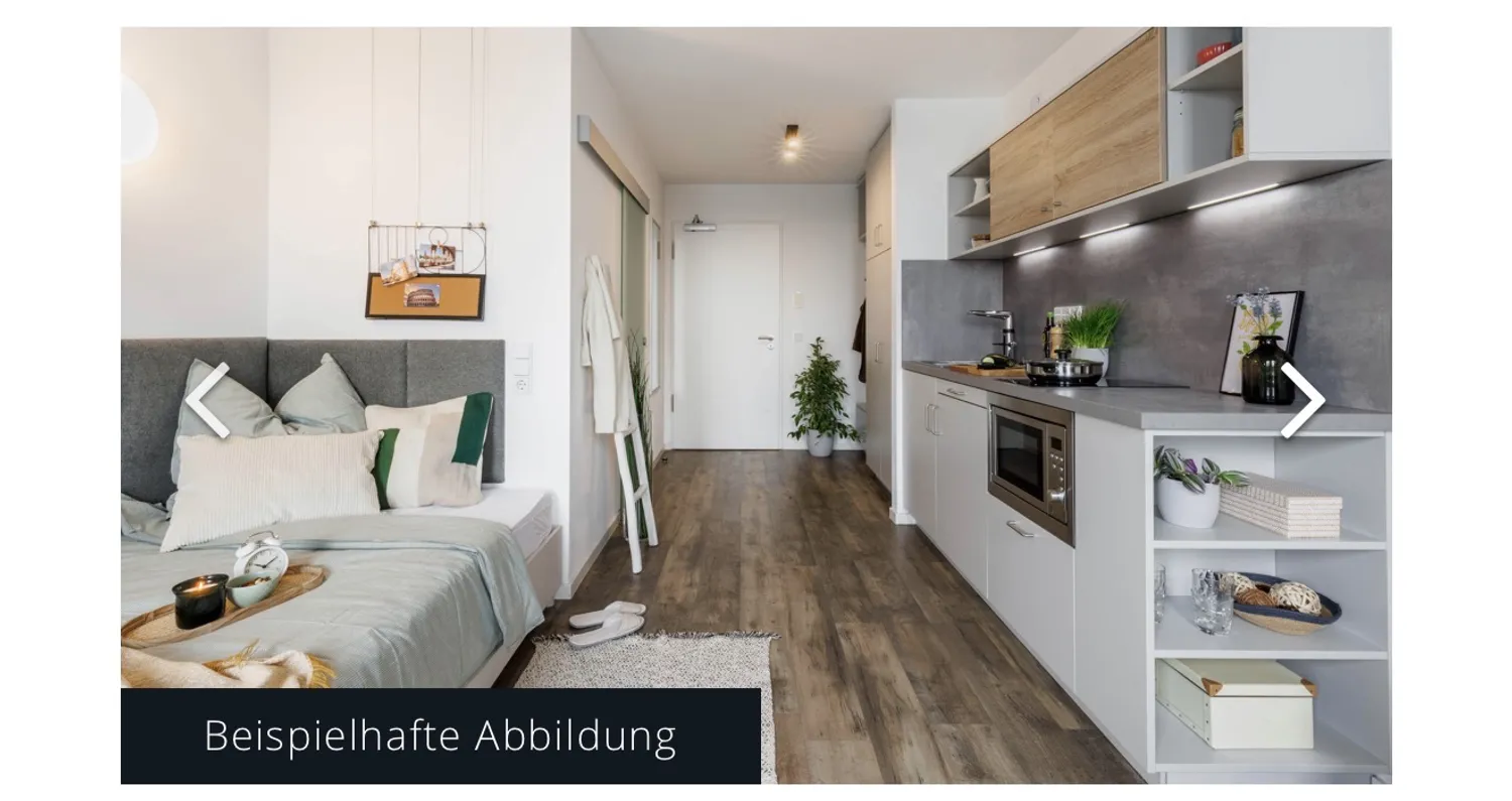 1 Zimmer Wohnung mit 25 m² in Frankfurt am Main – Bild 2