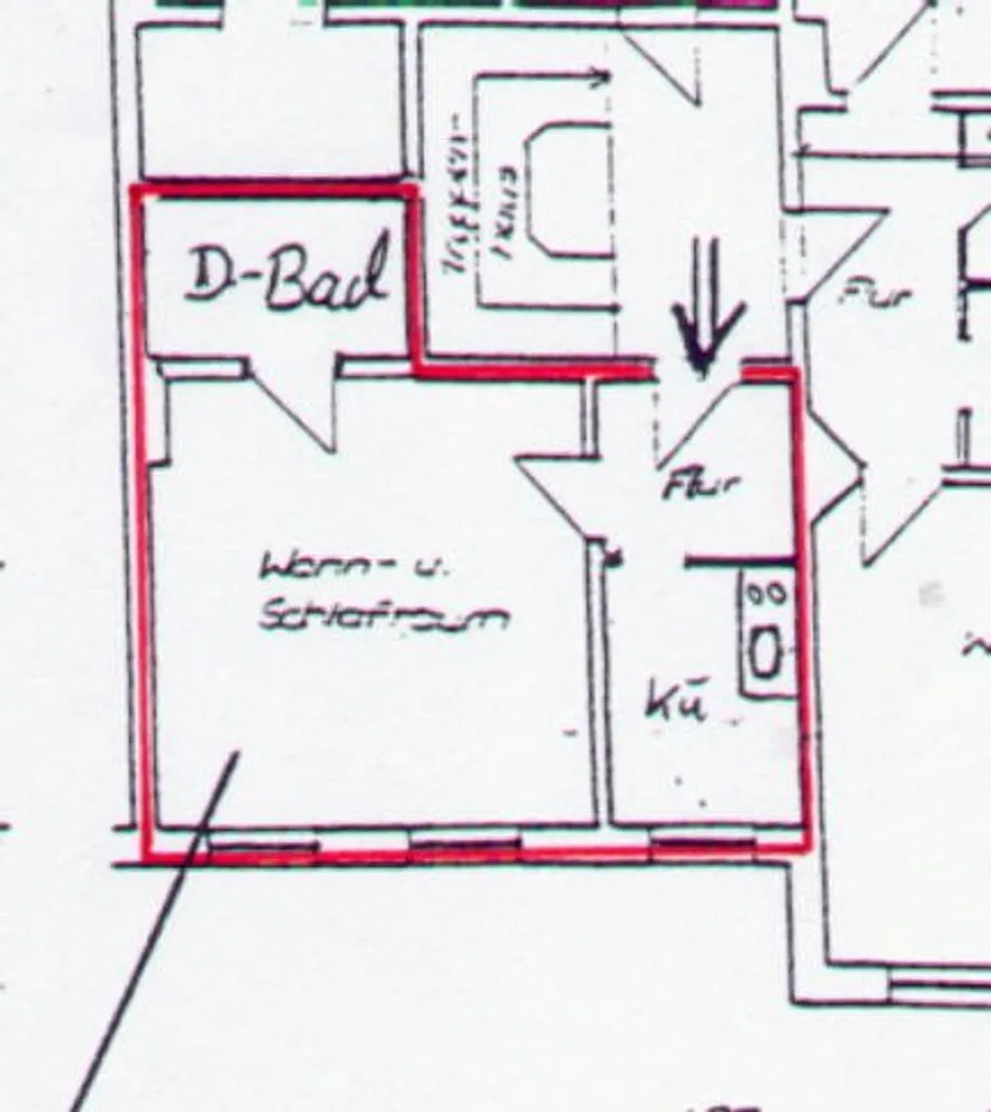 1 Zimmer Wohnung mit 32 m² in Rostock – Bild 8