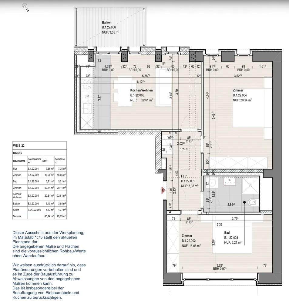 3 Zimmer Wohnung mit 75 m² in Düsseldorf – Bild 8
