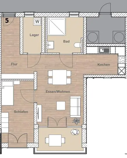 2 Zimmer Wohnung mit 56 m² in Miltenberg – Bild 7