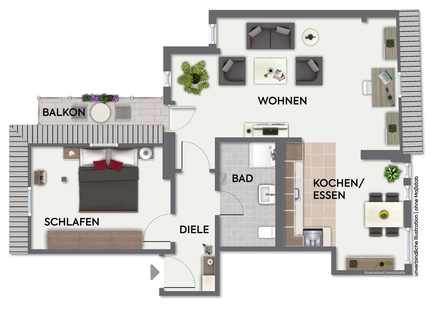 3 Zimmer Wohnung mit 67 m² in Stuttgart – Bild 6